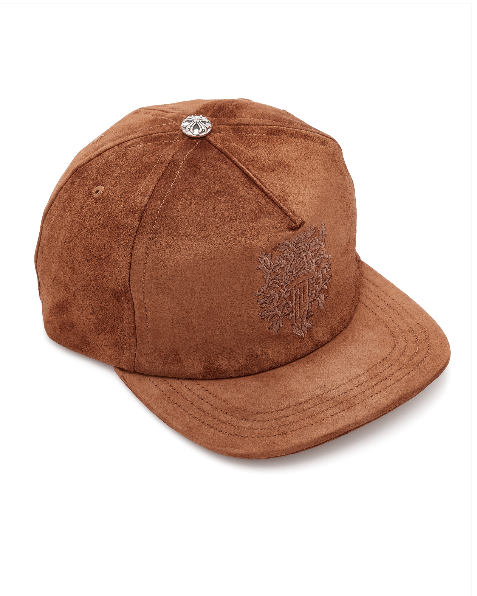 authentic ch suede hat - premium designer jewelry front view