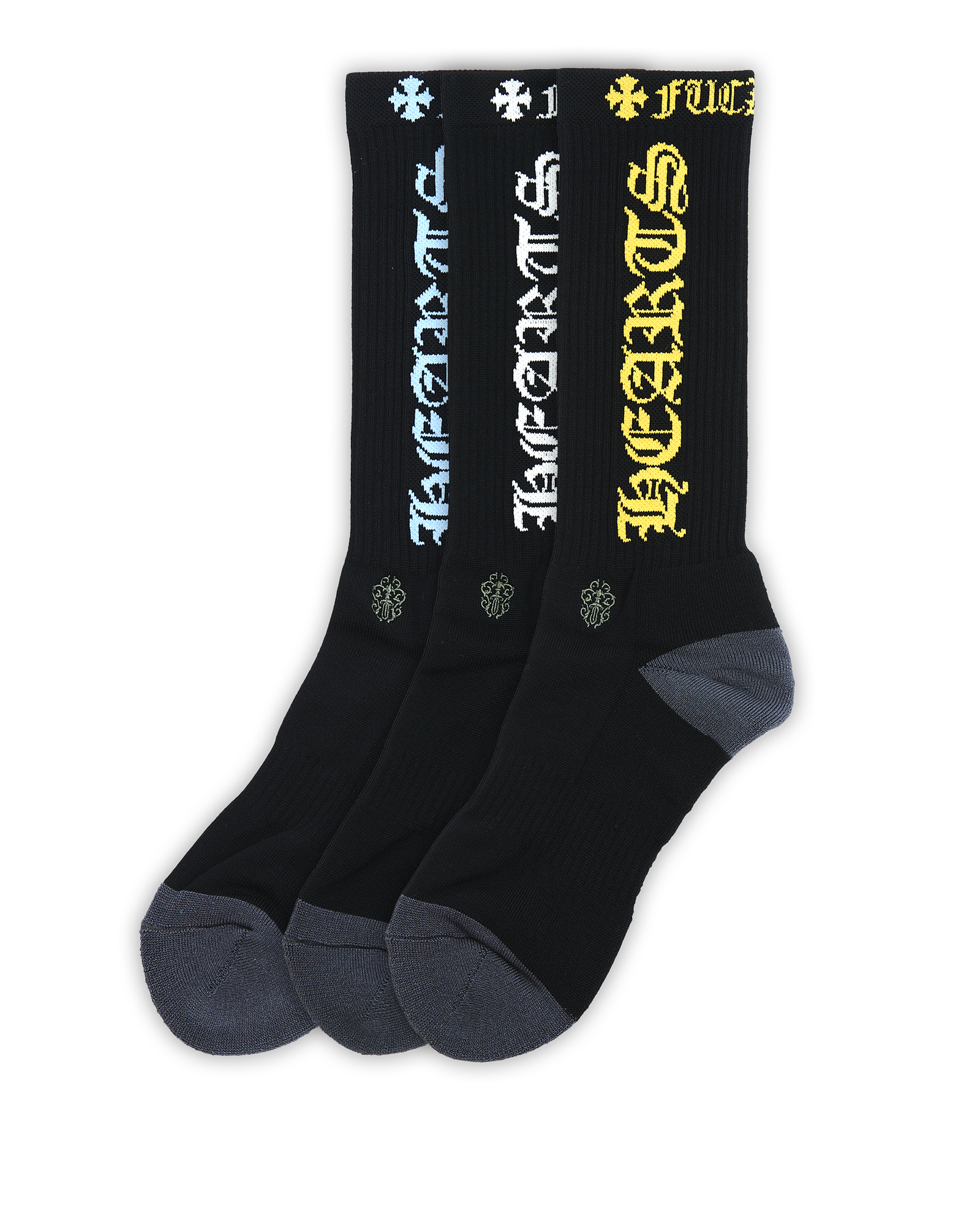 authentic ch logo socks - premium designer jewelry front view