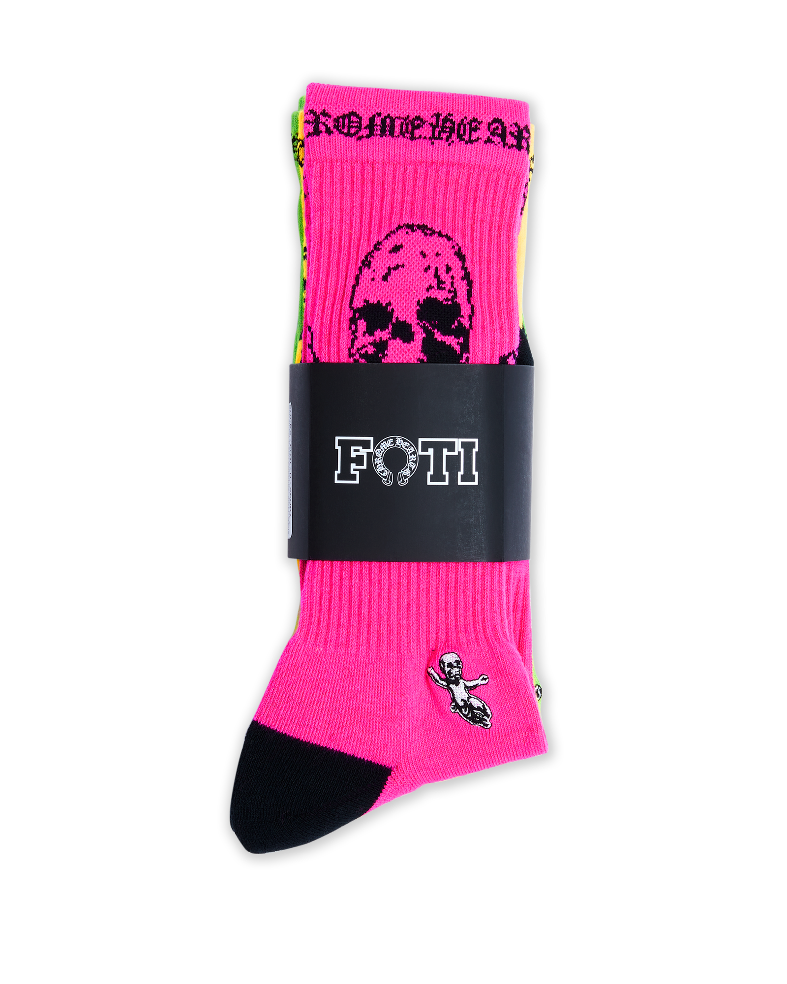 authentic foti socks - premium designer jewelry front view