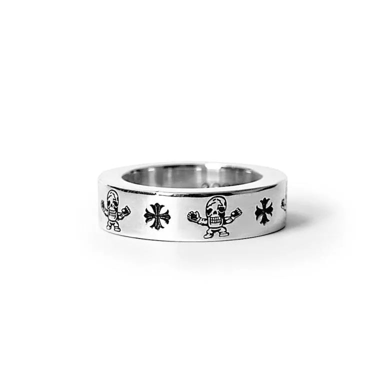 authentic 6mm foti harris teeter spacer ring - premium designer jewelry front view