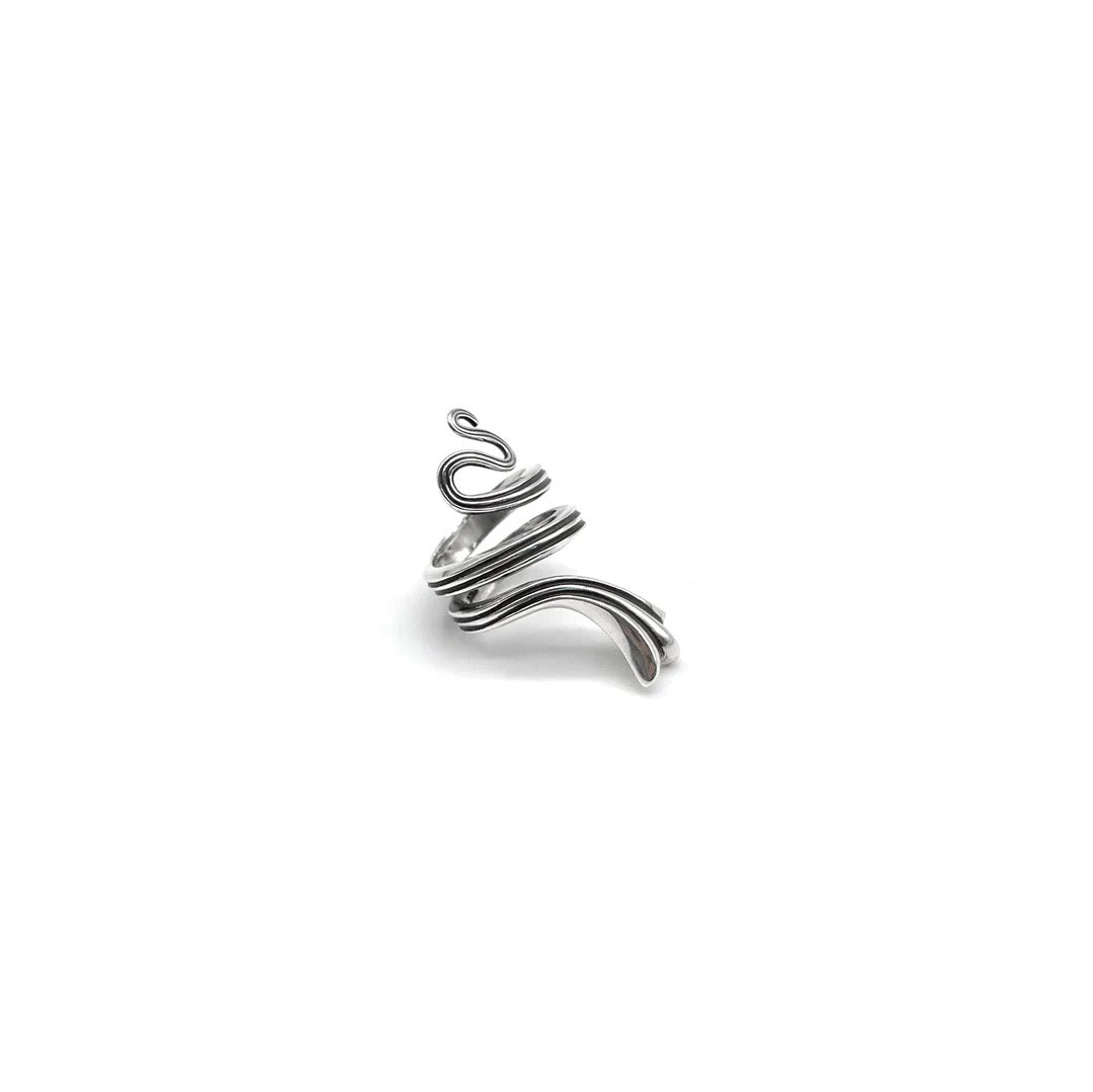 authentic armor ring - premium designer jewelry front view