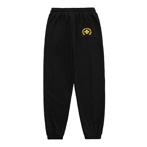 authentic chrome hearts arrival autumn spring letter foaming sweatpants - premium designer jewelry front view