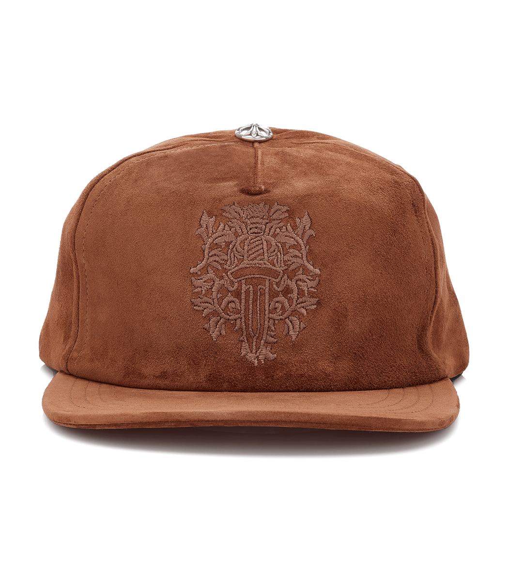 authentic ch suede hat - premium designer jewelry front view