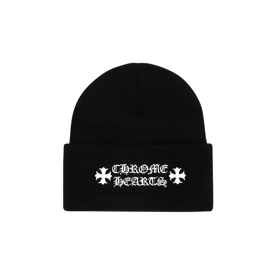 Black Chrome Hearts Beanie - Chrome Hearts