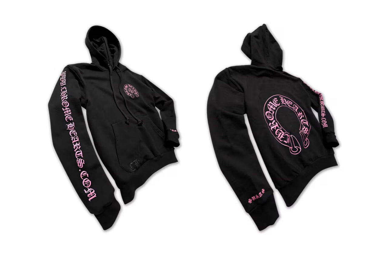 Black Pink Sword Chrome Hearts Hoodie - Chrome Hearts