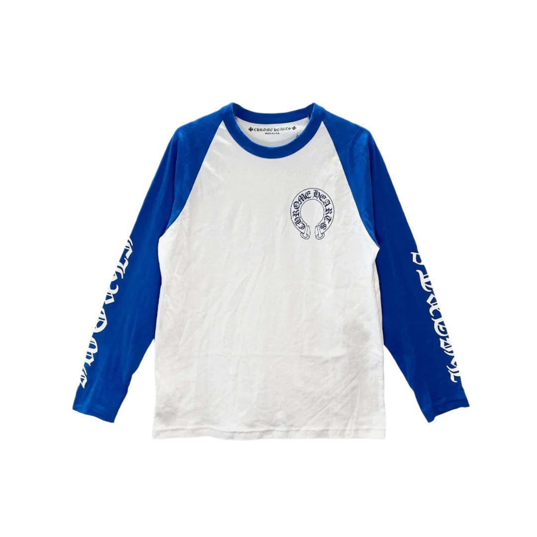 Blue Chrome Heart Shirt - Chrome Hearts