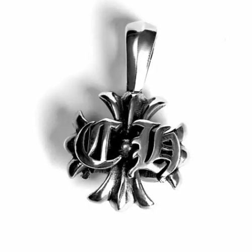 authentic ch cross charm pendant - premium designer jewelry front view