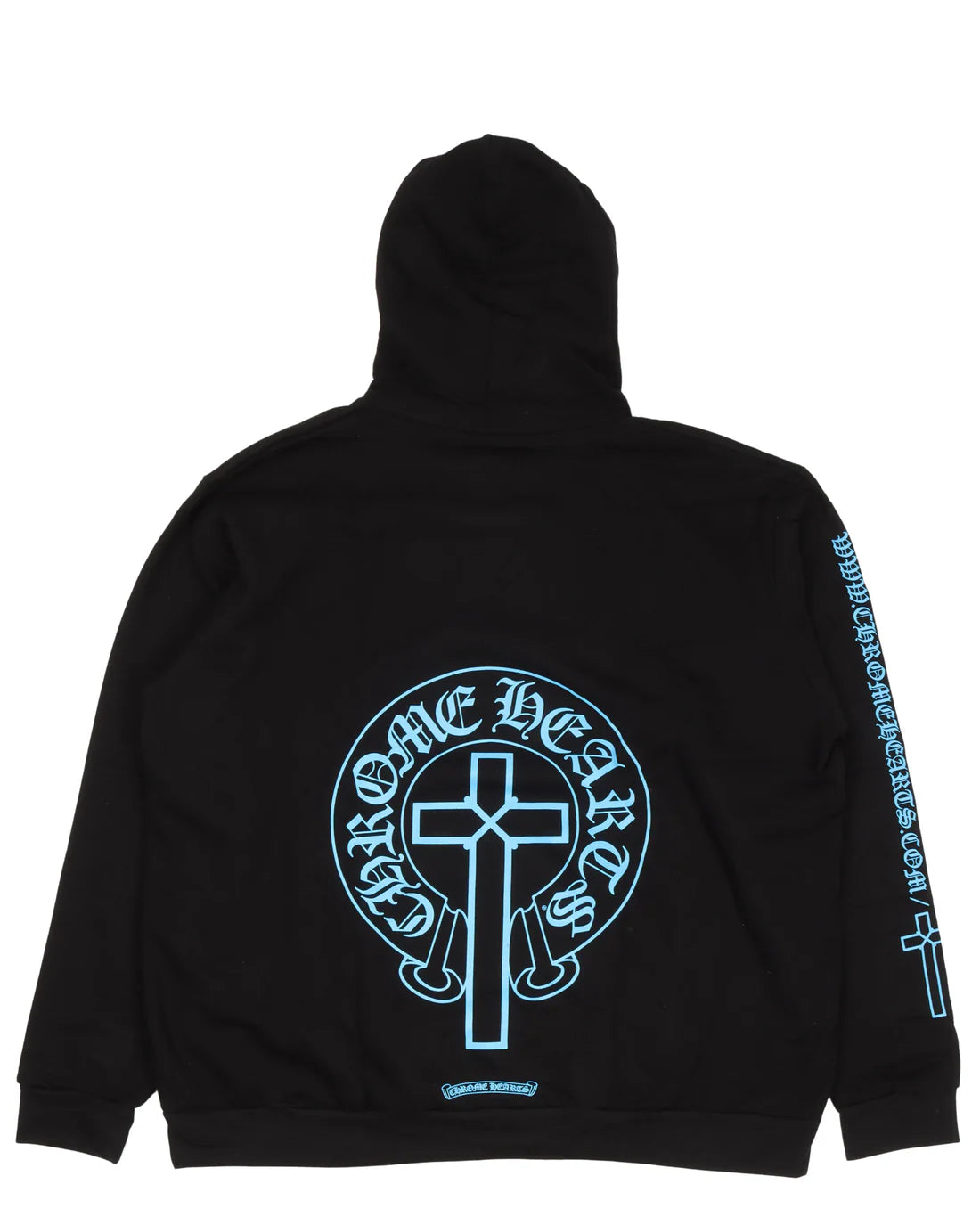 authentic chrome hearts mapplethorpe hoodie - premium designer jewelry front view