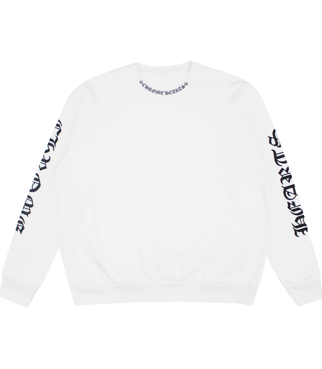 authentic ch neck letters sweatshirt - premium designer jewelry front view