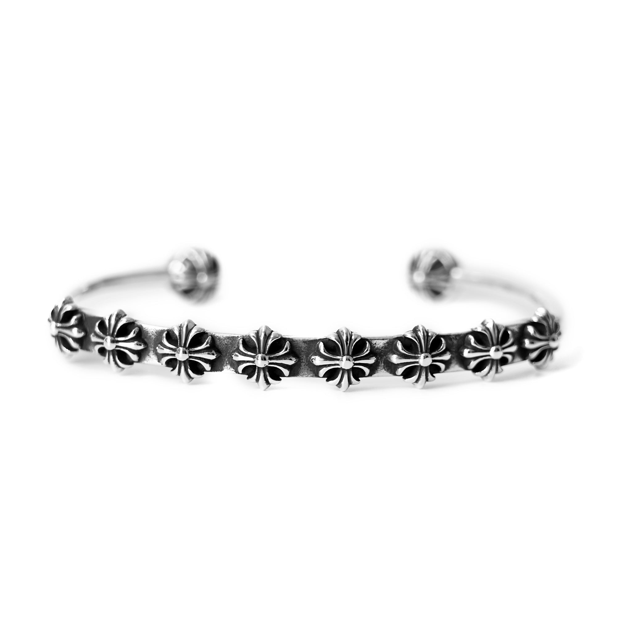 authentic ch plus skinny multi cuff - premium designer jewelry front view