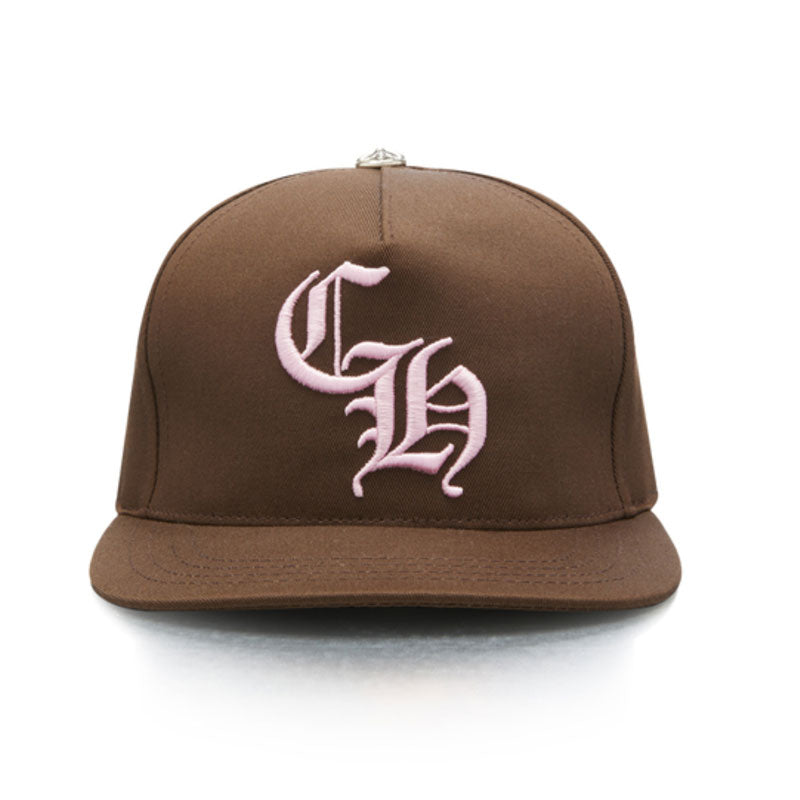authentic chrome hearts ch baseball hat - premium designer jewelry front view
