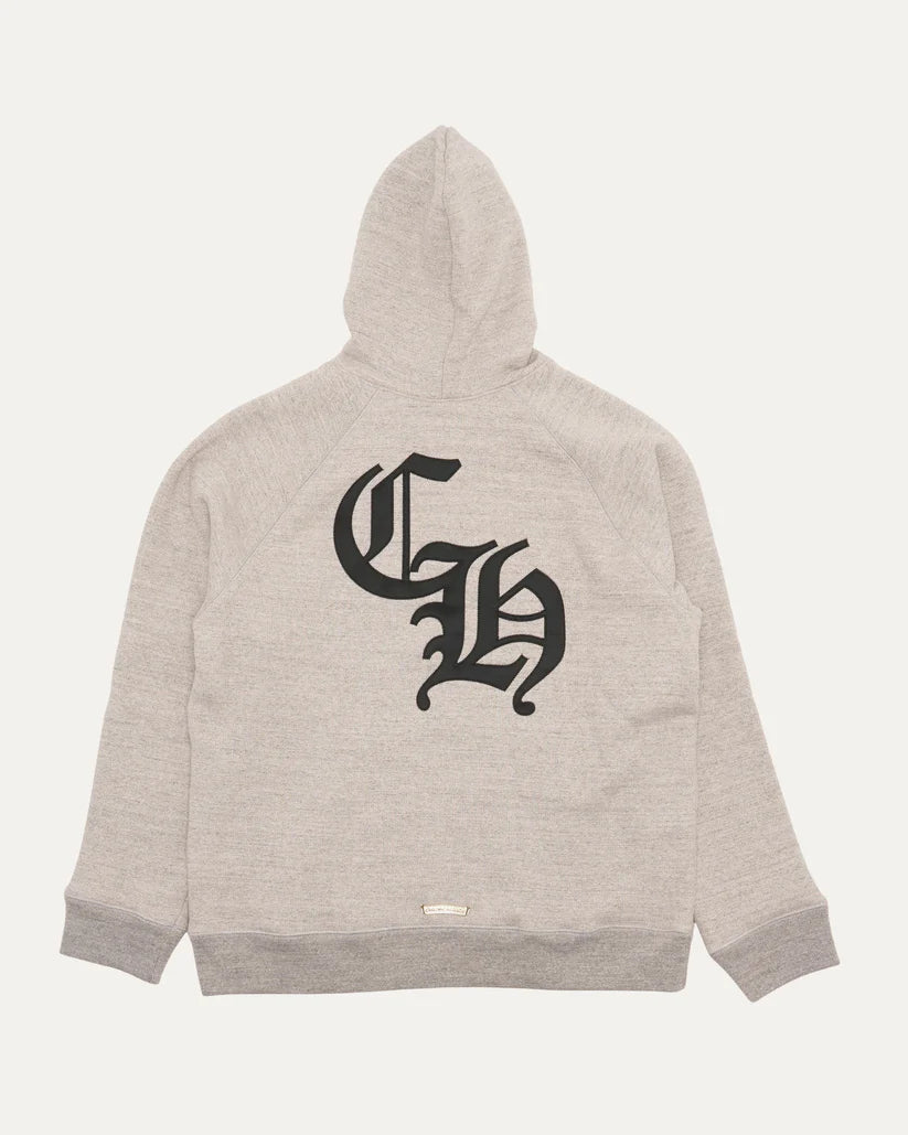 authentic chrome hearts cemetery cross seven 11 hoodie - premium designer jewelry front view