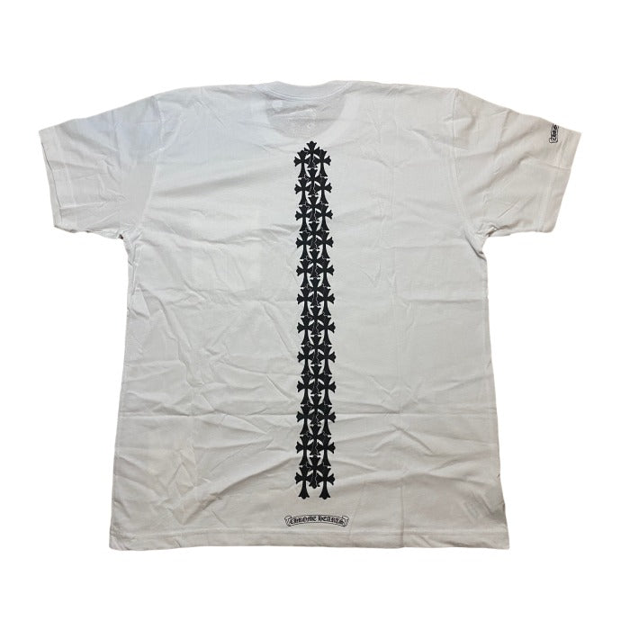 authentic chrome hearts cemetery tire tracks t-shirt - premium designer jewelry front view