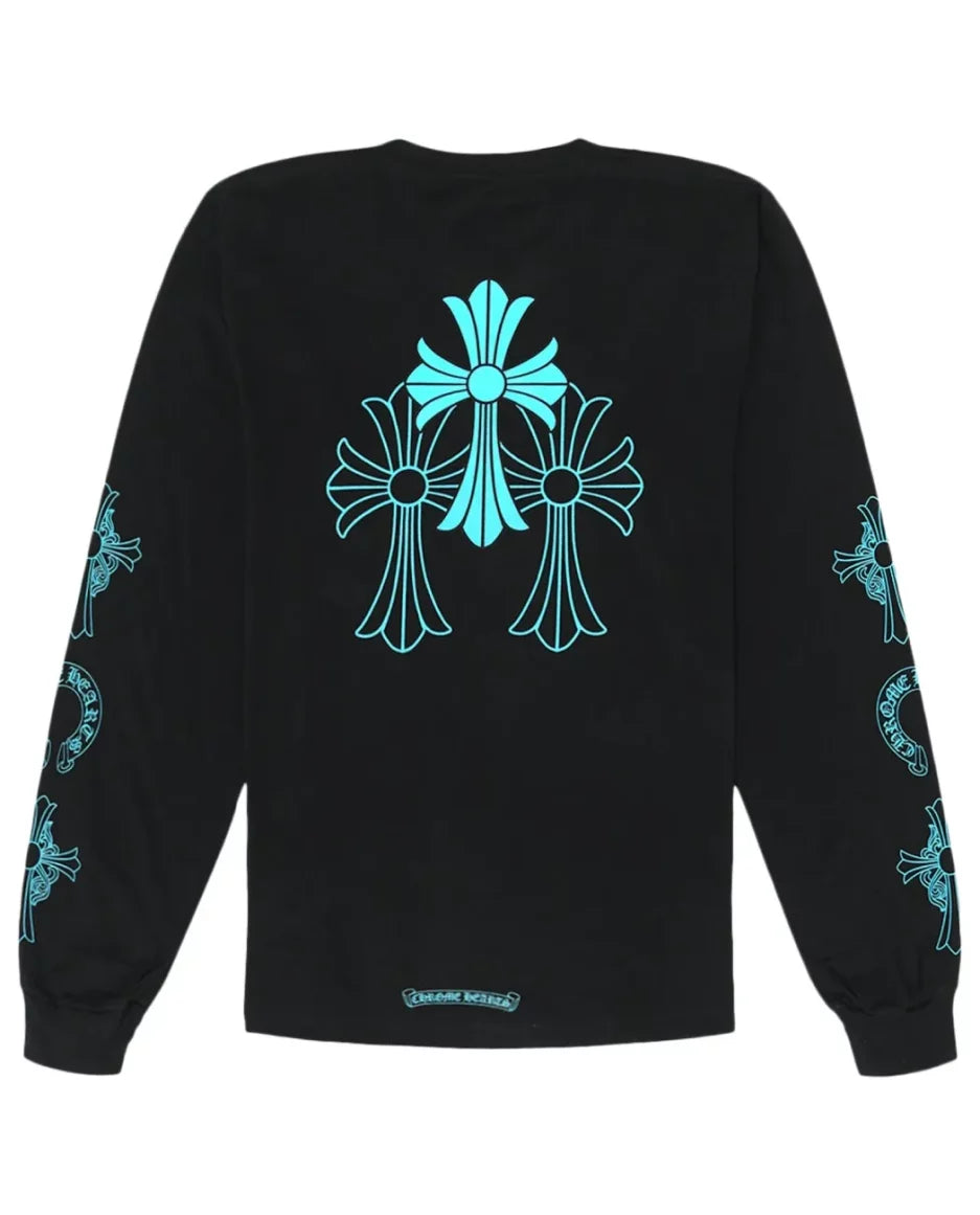 authentic chrome hearts dagger sweatshirt - premium designer jewelry front view