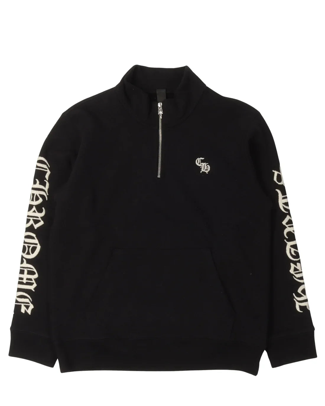 Chrome Hearts Embroidered Quarter Zip Sweatshirt - Chrome Hearts