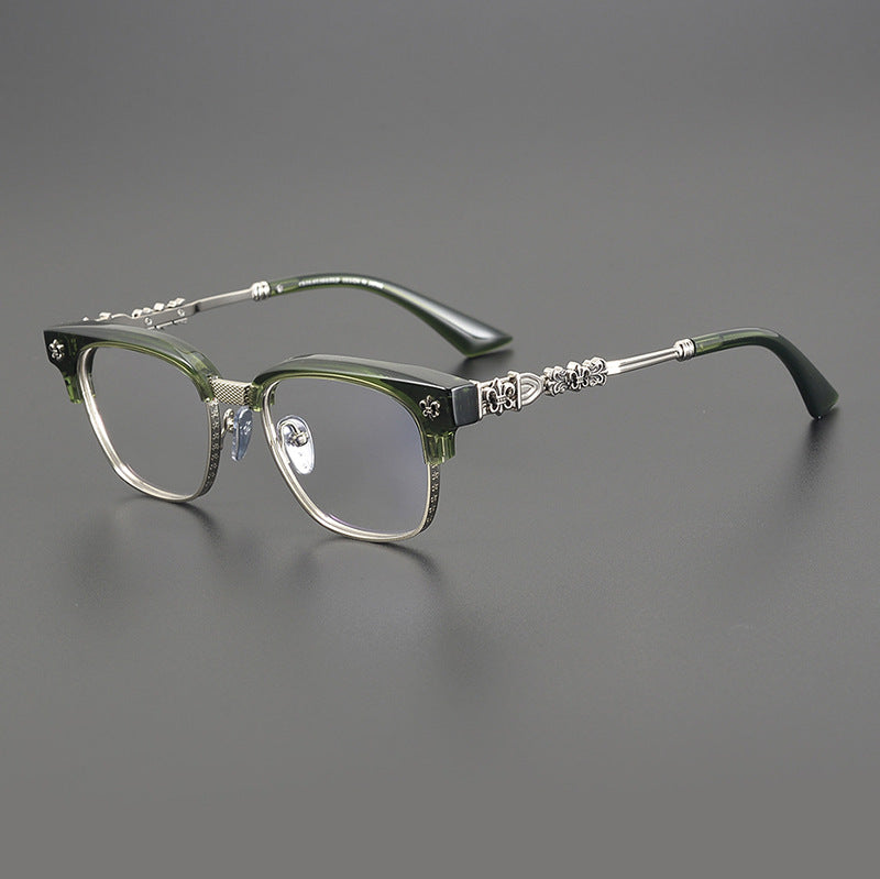 Chrome Hearts Dark Olive Glasses - Chrome Hearts