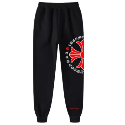 authentic chrome hearts made in hollywood sweatpants - premium designer jewelry front view