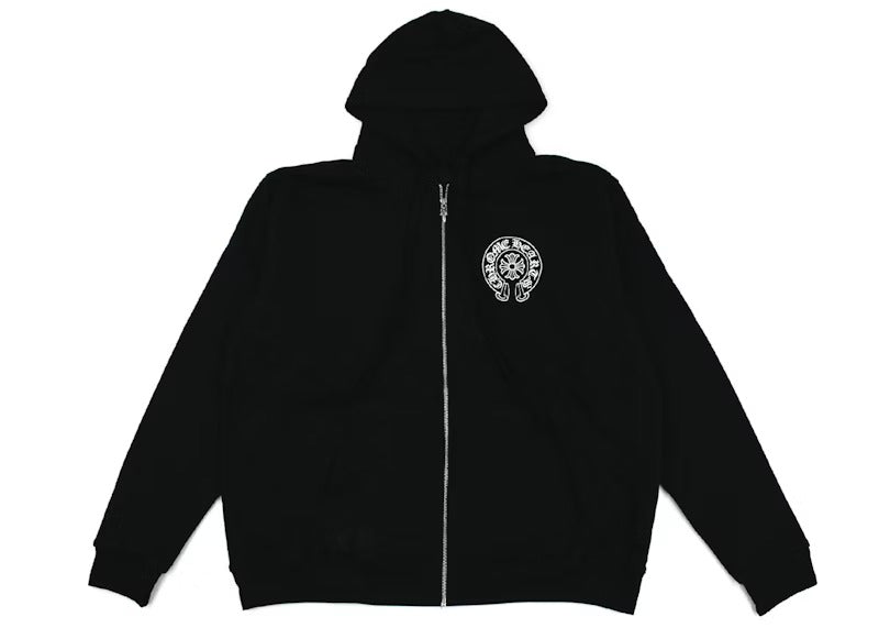 authentic chrome hearts malibu hoodie - premium designer jewelry front view
