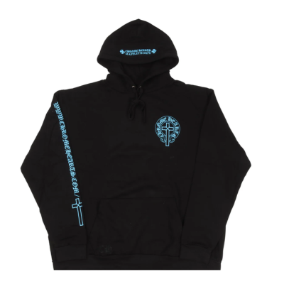 authentic chrome hearts mapplethorpe hoodie - premium designer jewelry front view