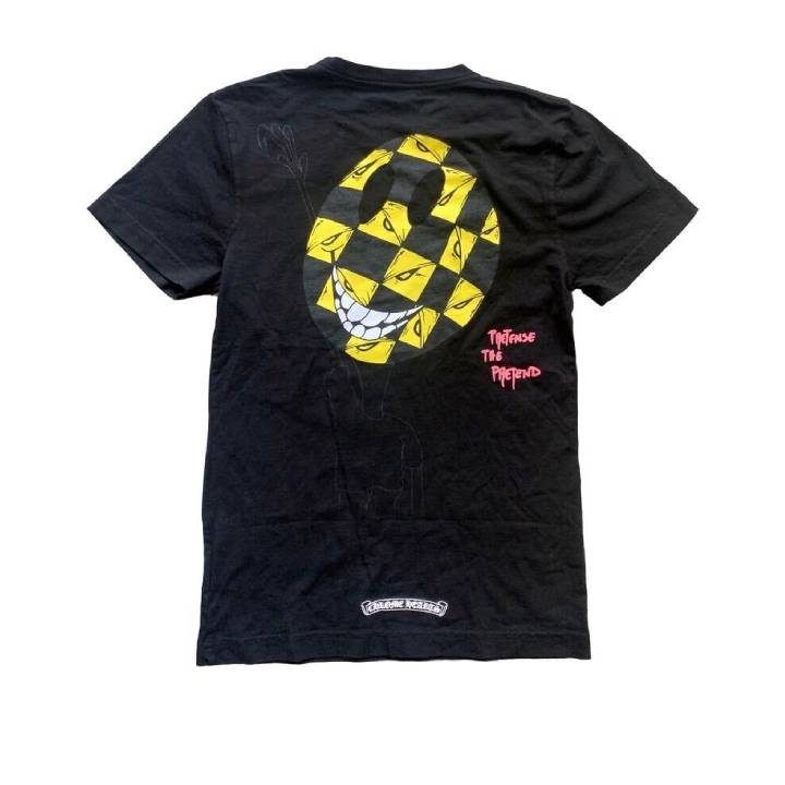 authentic chrome hearts matty boy 99 eyez t-shirt black - premium designer jewelry front view