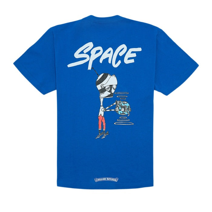 authentic chrome hearts matty boy space t-shirt - premium designer jewelry front view