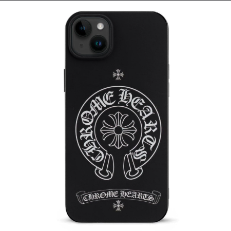 authentic chrome hearts phone case for iphone 13 - premium designer jewelry front view
