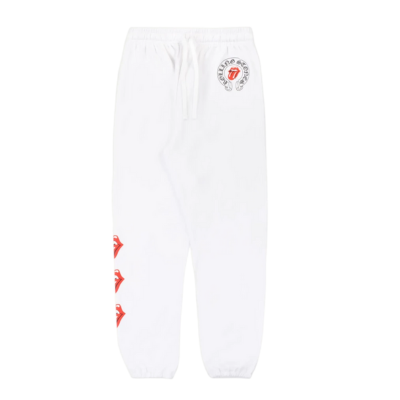 authentic chrome hearts rolling stone sweatpants - premium designer jewelry front view