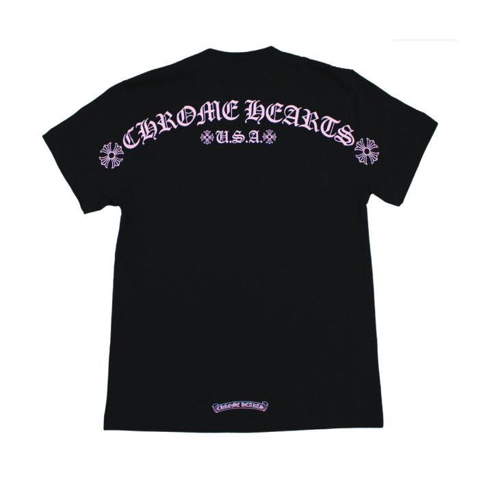 authentic chrome hearts shoulder logo matty boy t-shirt - premium designer jewelry front view