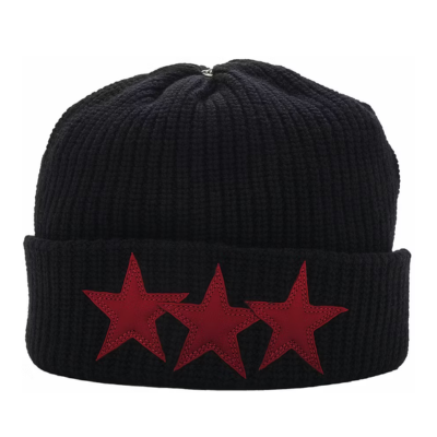 authentic chrome hearts sludge beanie - premium designer jewelry front view