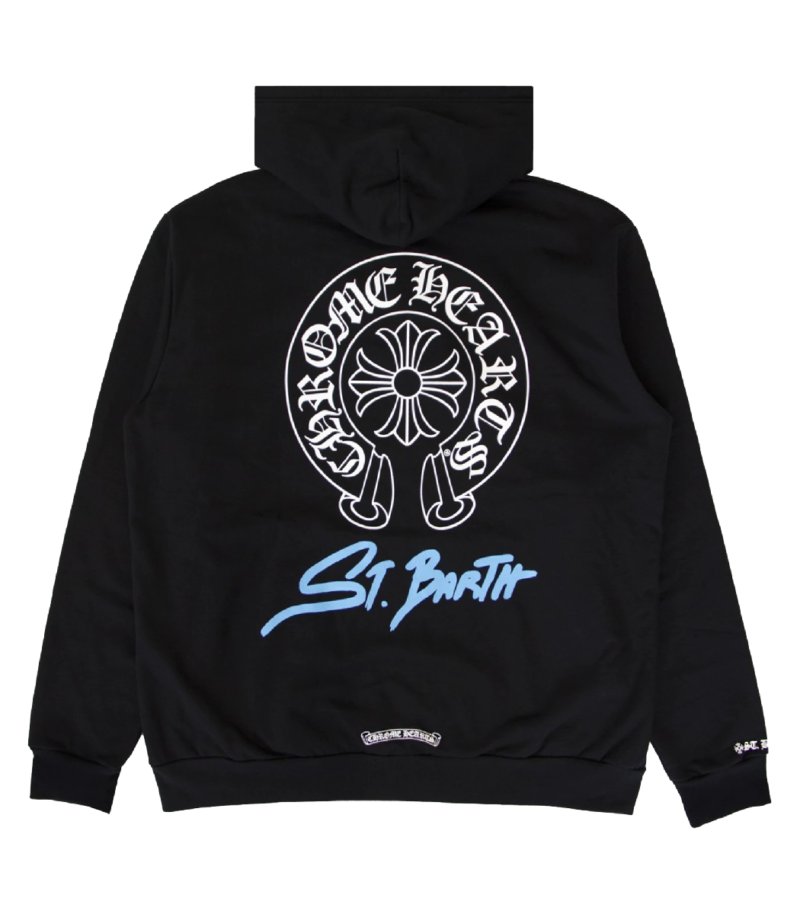 authentic ch st barth exclusive zip up hoodie - premium designer jewelry front view