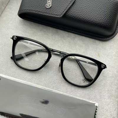 authentic chrome hearts strapadictome sunglasses - premium designer jewelry front view