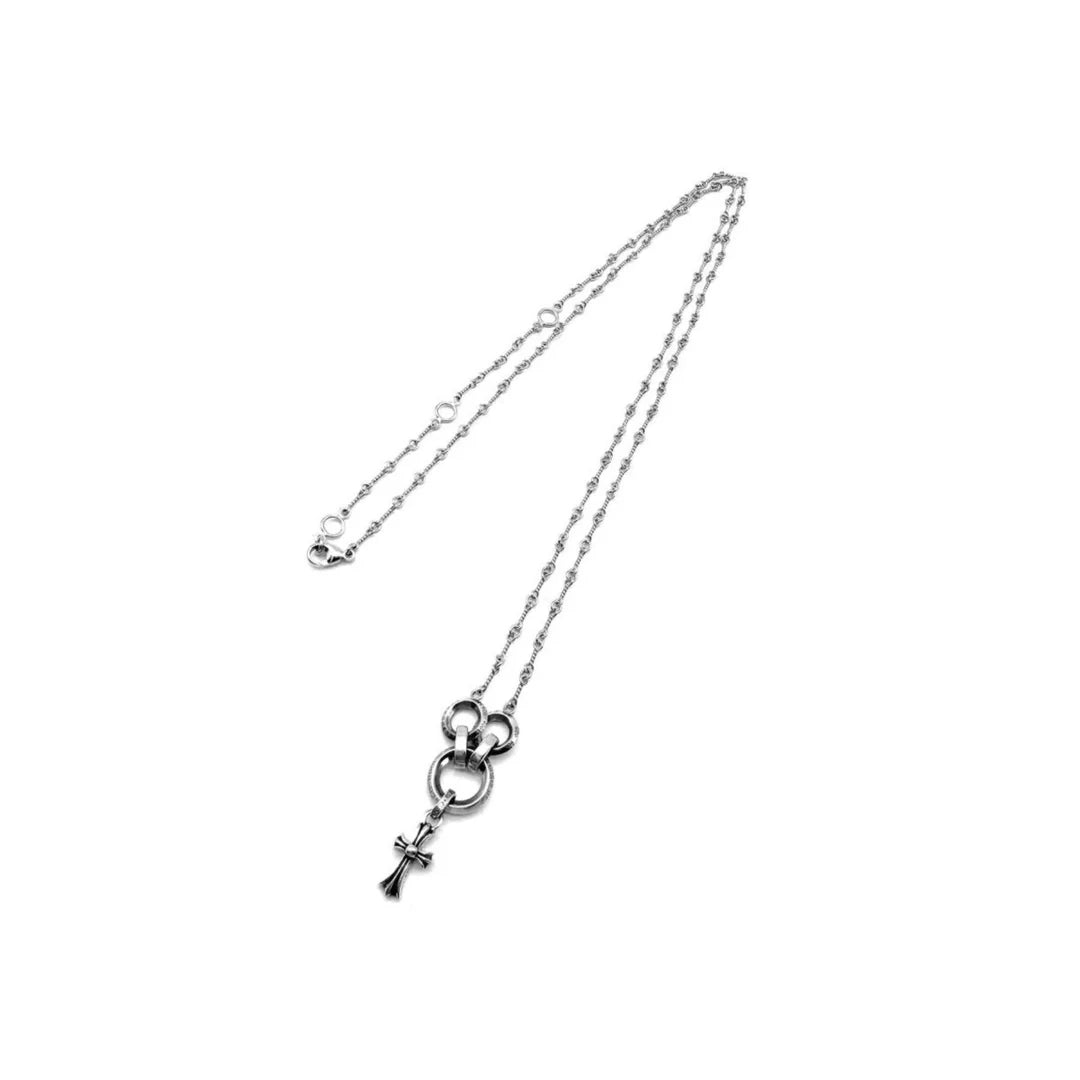 authentic chrome hearts waist chain - premium designer jewelry front view