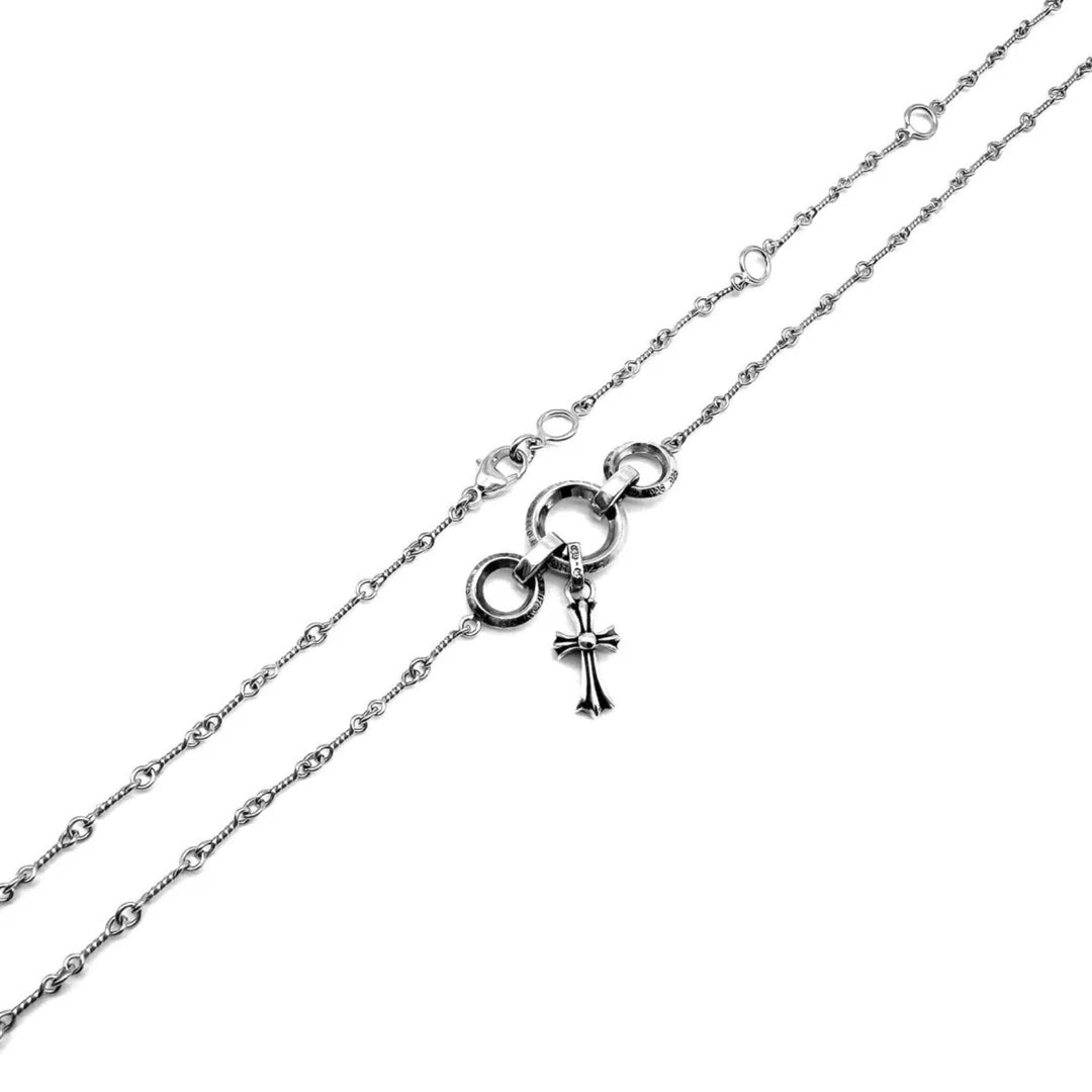 authentic chrome hearts waist chain - premium designer jewelry front view