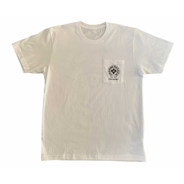 authentic chrome hearts welcome to las vegas t-shirt - premium designer jewelry front view