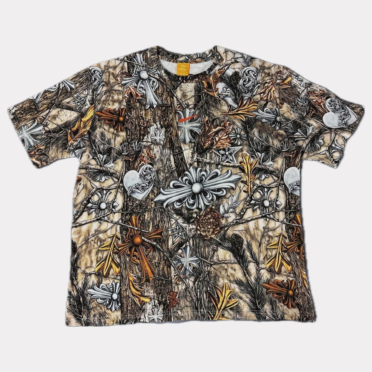 authentic chrome hearts nocta t shirt - premium designer jewelry front view