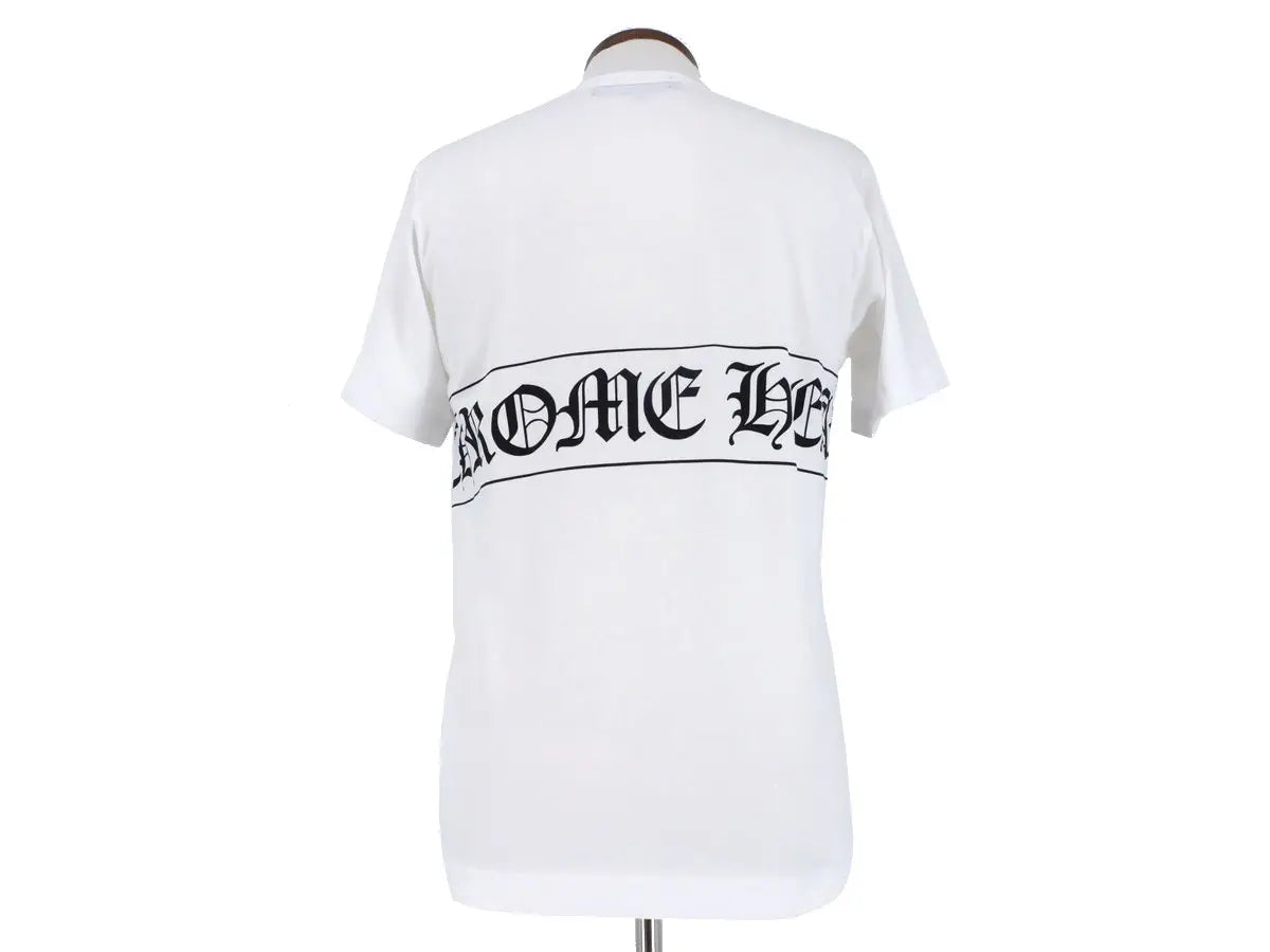 authentic chrome hearts × comme des garcons × dover street market white shirt - premium designer jewelry front view