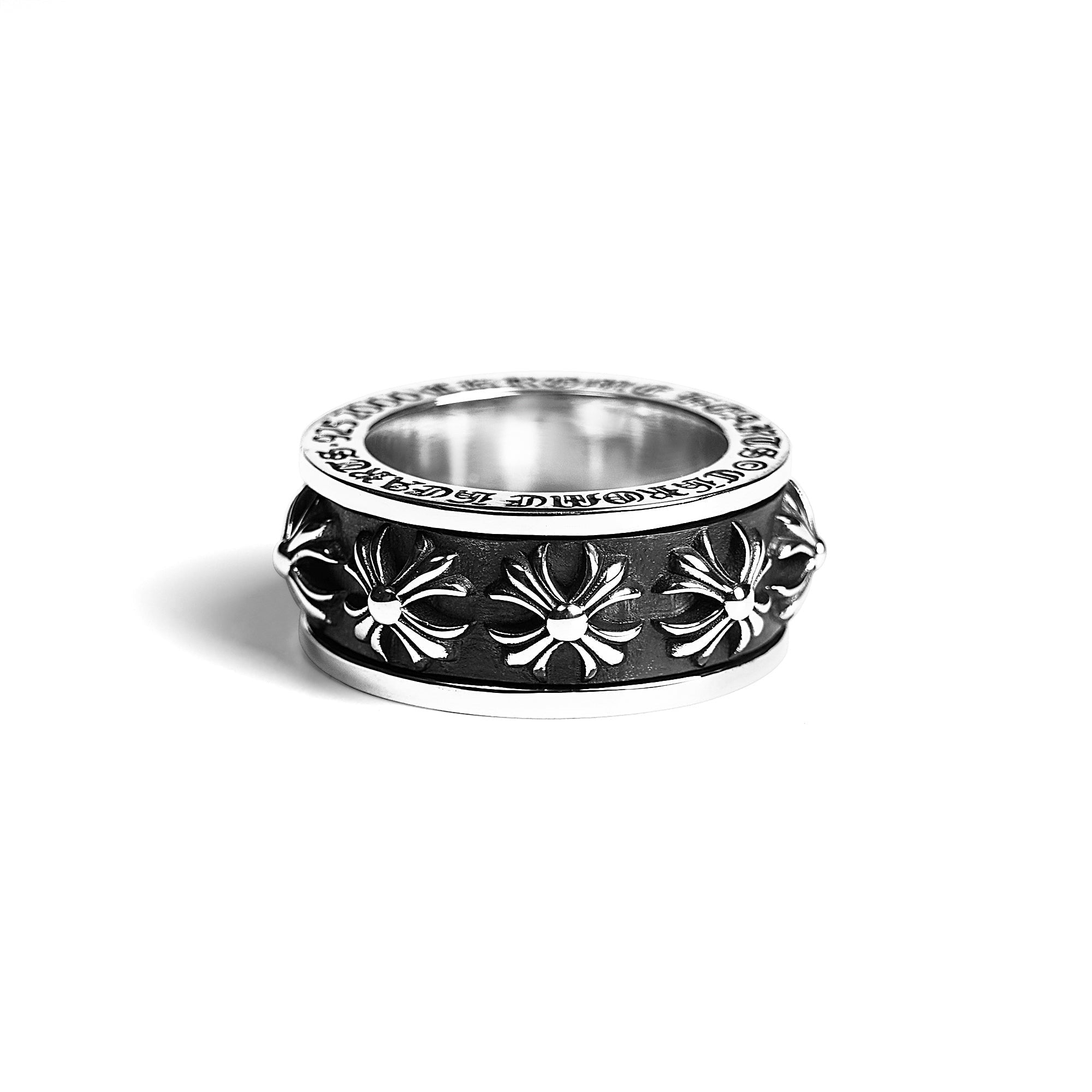 authentic chx spinner ring - premium designer jewelry front view