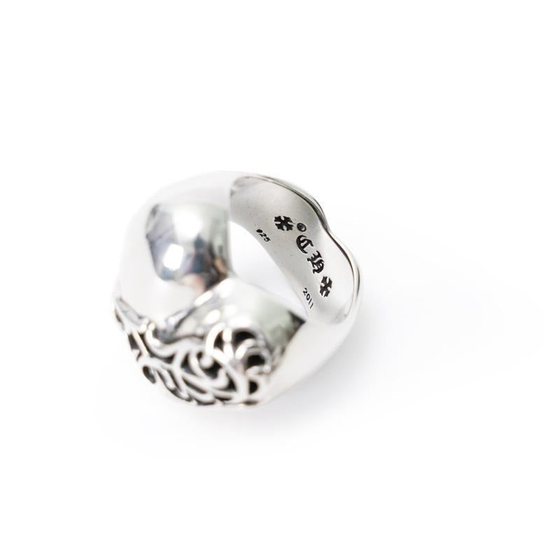 authentic heart ring - premium designer jewelry front view