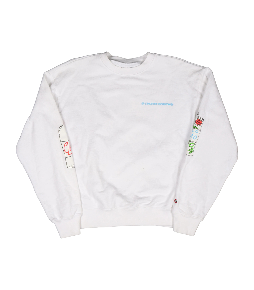 authentic ch matty boy retro cycle sweatshirt - premium designer jewelry front view