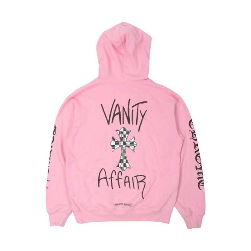 authentic ch x matty boy cross patch hoodie - premium designer jewelry front view