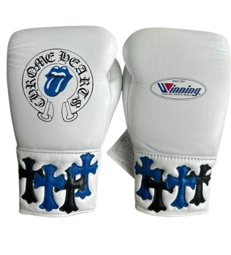 authentic chrome hearts boxing gloves - premium designer jewelry front view