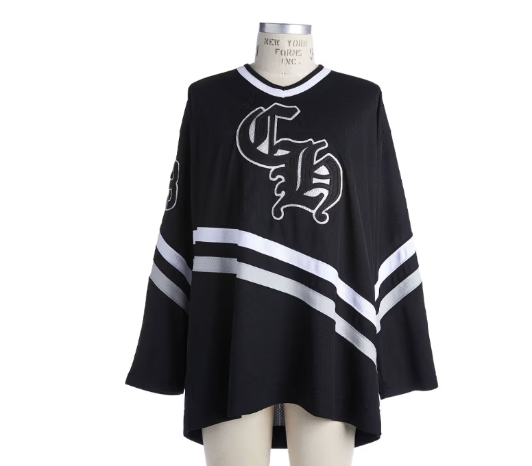 Chrome Hearts Hockey Jersey Black - Chrome Hearts