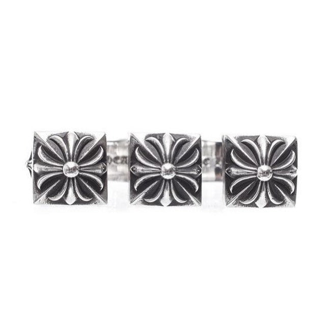 authentic chrome hearts knuckle - premium designer jewelry front view