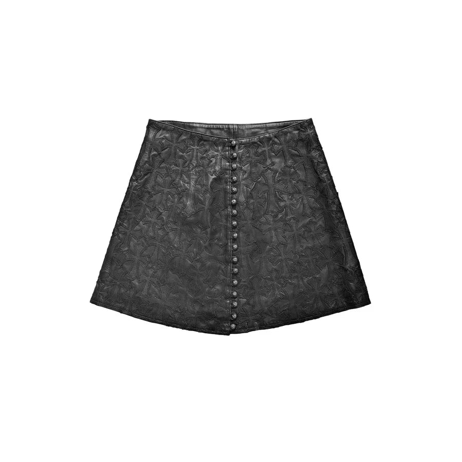 Chrome Hearts Leather Skirt - Chrome Hearts