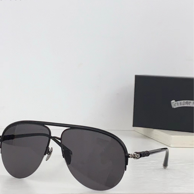 authentic chrome hearts painal sunglasses - premium designer jewelry front view