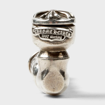 authentic chrome hearts pipe - premium designer jewelry front view