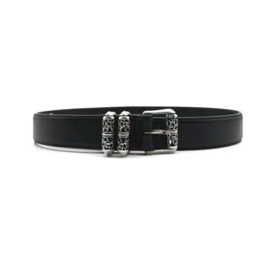 authentic chrome hearts roller belt - premium designer jewelry front view