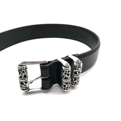 authentic chrome hearts roller belt - premium designer jewelry front view