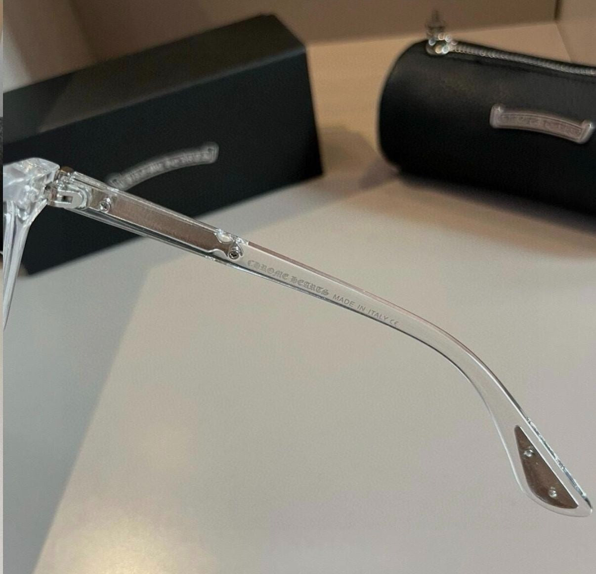 Chrome Hearts Clear Glasses