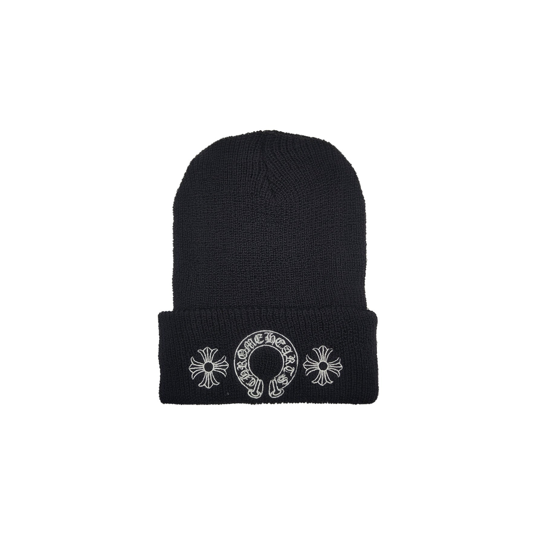Chrome Hearts Horseshoe Skull Cap Beanie - Chrome Hearts